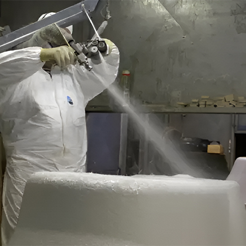 دستگاه پاشش رزین و الیاف