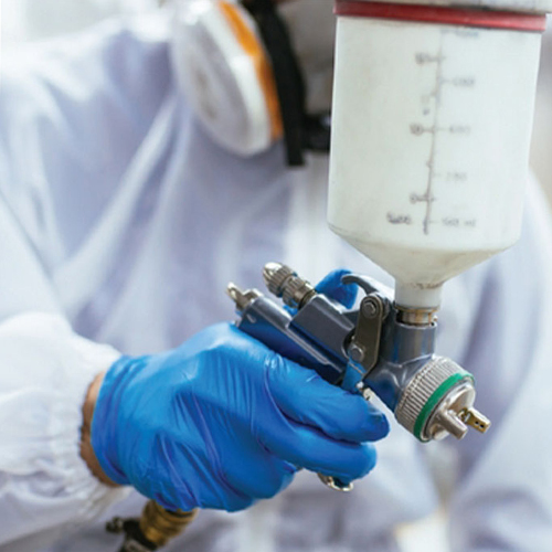 پاشش رزین اپوکسی با پیستوله