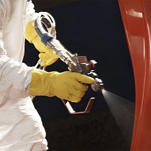 پاشش رزین با پیستوله